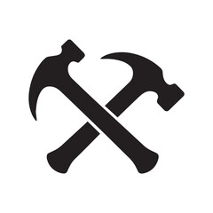 Modern Industrial Repair Symbol Built From Clean Geometric Shapes