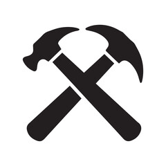 Vertical Handyman Logo Emphasizing Strength And Professional Craftsmanship