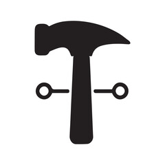 Modern Repair Icon Using Smart Empty Space Design Concept