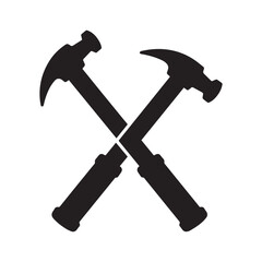 Stamp Style Handyman Logo With Rugged Tool Character
