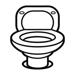 Toilet Bowl Line Icon