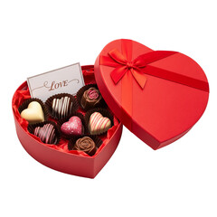 heart shaped chocolates