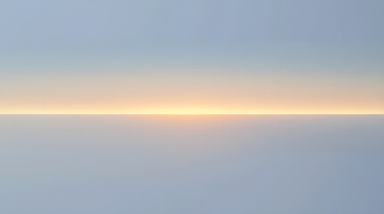 Minimal Calm Horizon Gradient with Warm Light Glow