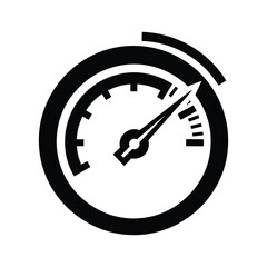 Speedometer icon indicating high speed