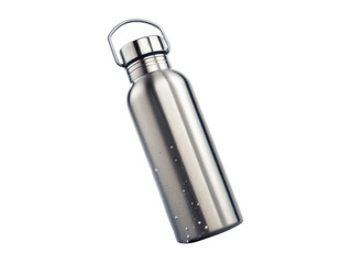 Stainless steel water bottle metal reusable insulated silver container drink hydration eco friendly modern stainless steel water bottle with