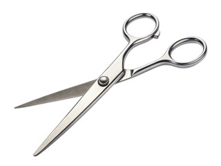 Scissors stainless steel tool blade sharp open haircut metal scissors stainless steel tool blade sharp open haircut on transparency background