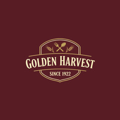 Golden Harvest Logo Since 1922 Emblem.