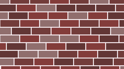 赤茶色レンガの壁紙