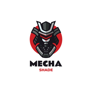 Mascot Modern Samurai Logo Design