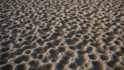 Sand Dunes Texture Close Up