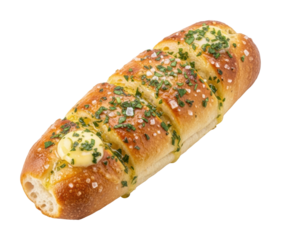 Savory garlic breadsticks recipe kitchen food home isolated on transparent background
