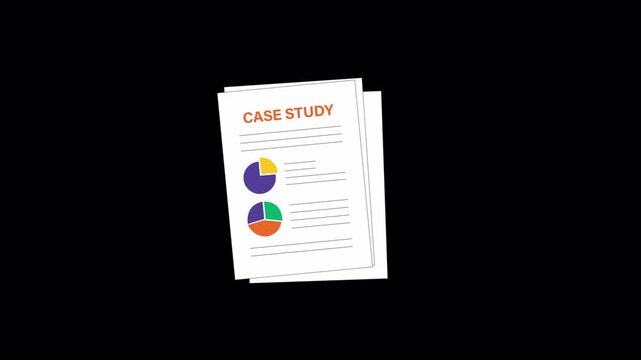 Case Study Document Animation Video - Transparent