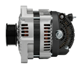 Automotive engine part workshop product industrial isolated on transparent background