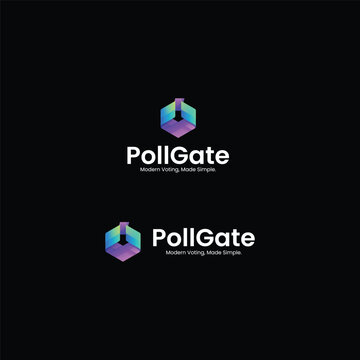 Gradient Modern Hexagon Logo Design