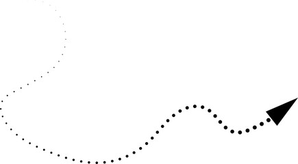 Arrow design with dotted lines