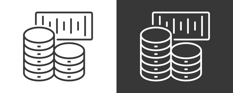 Serialization Icon Set Vector Collection Isolated In Black And White