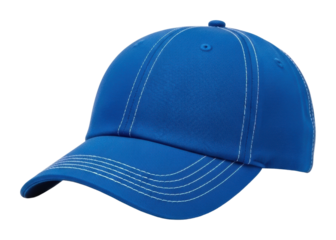 Sporty blue cap product casual vibe isolated on transparent background