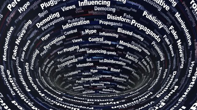 PROPAGANDA Keywords Animation on Tunnel Walls, Background, Loop
