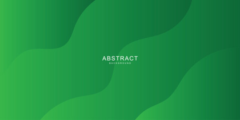 abstract creative green gradient wave line design for banner, poster, background.