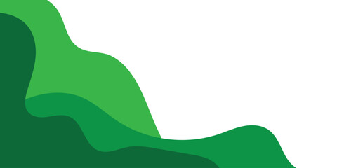abstract creative green organic shape background design.