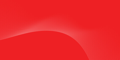 abstract creative red white blend wave line design on red.