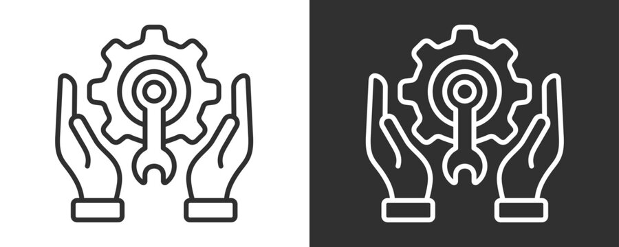 Skills Icon Set Vector Collection Isolated In Black And White