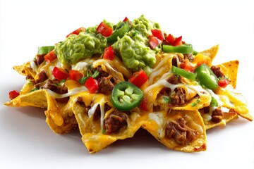 Plate of naitoa with cheese and various toppings served on a wooden table