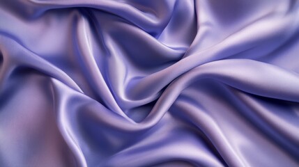 Close up of a purple silk fabric showcasing texture and vibrant color details