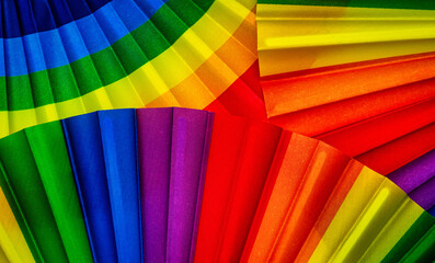 Regenbogenf&auml;cher