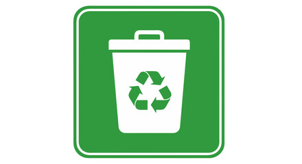Waste Separation Environmental Sign Vector