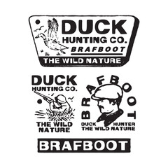 Duck Hunting Co. Outdoor branding design suitable for hunters