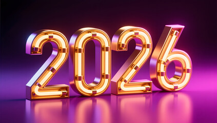 Cyber-styled glowing numeric form with neon accents