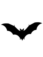 Fototapeta premium Black Bat Flying Isolated on White Background