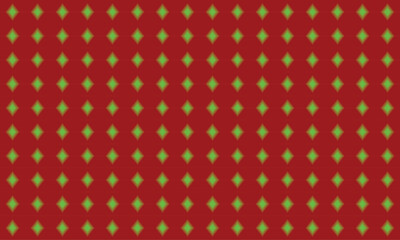  Seamless Red and Green Christmas Geometric Pattern with Glowing Diamond Shapes
