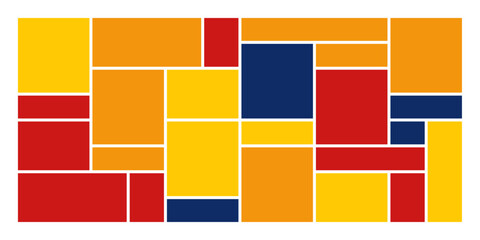 Photo collage design with picture frames organized in a bento grid system for creative layouts modern web interfaces branding visuals and presentation backgrounds