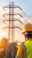 Professional construction worker wearing protective hard hat on site ensuring safety and compliance standards.