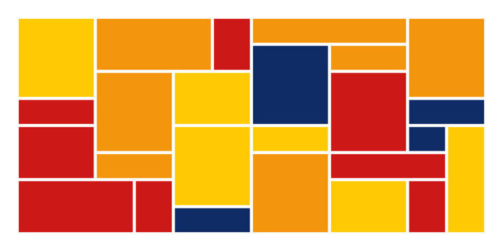 Photo collage design with picture frames organized in a bento grid system for creative layouts modern web interfaces branding visuals and presentation backgrounds