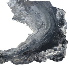 Abstract water swirl with dark and light tones. or transparent background