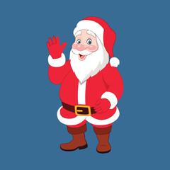 santa claus with gifts