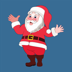 cartoon santa claus