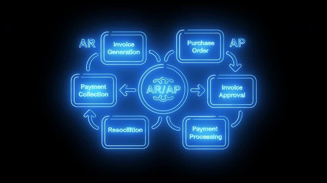 Accounts Receivable And Payable Workflow With Payment Cycle