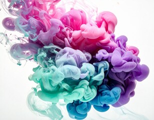Abstract ink splash background