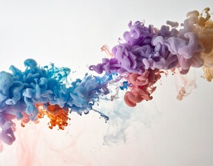 Abstract ink splash background