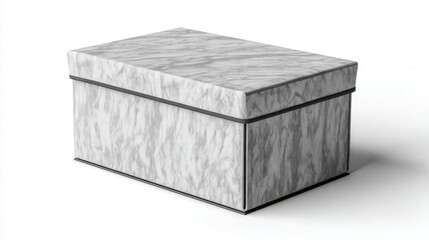 Foldable storage box isolated on white background