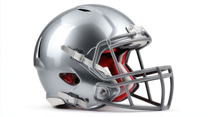 Fototapeta premium Football helmet isolated on white background