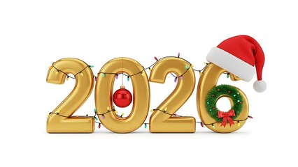 Celebrating the year 2026 with holiday spirit