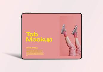 Tab Screen Mockup