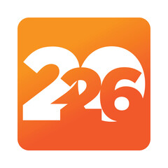 NEW YEAR 2026 LOGO VECTOR