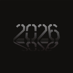 NEW YEAR 2026 LOGO VECTOR