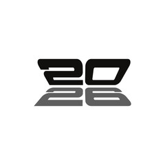 NEW YEAR 2026 LOGO VECTOR